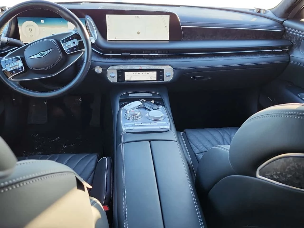 Genesis G90 3.5T| BANG & OLUFSEN| 360| HUD| PANO| ОБДУХВАНЕ, снимка 8 - Автомобили и джипове - 53891887