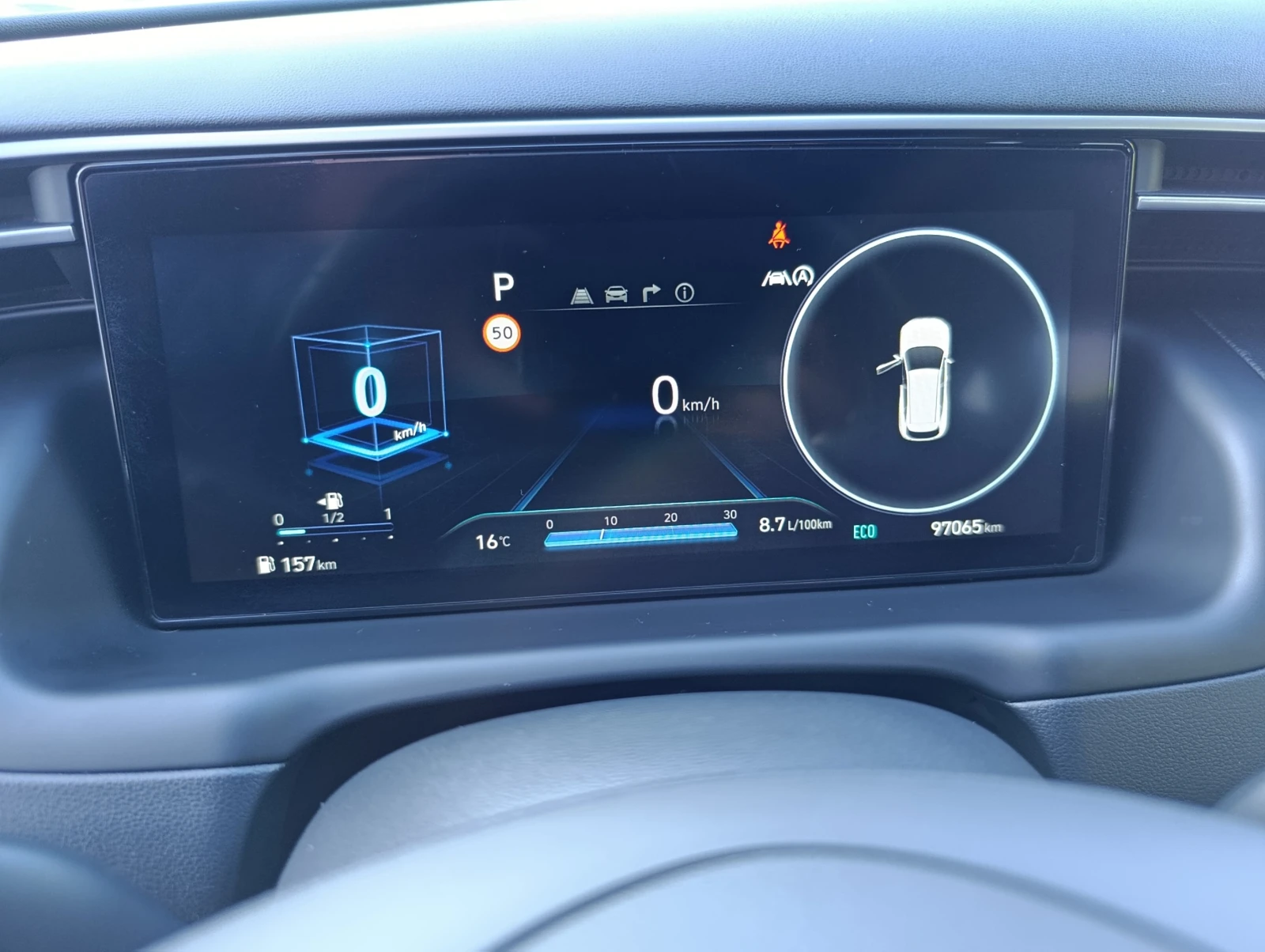 Hyundai Tucson MiHEV  16T 48V 150kc. Закупен от БГ, снимка 9 - Автомобили и джипове - 53771791