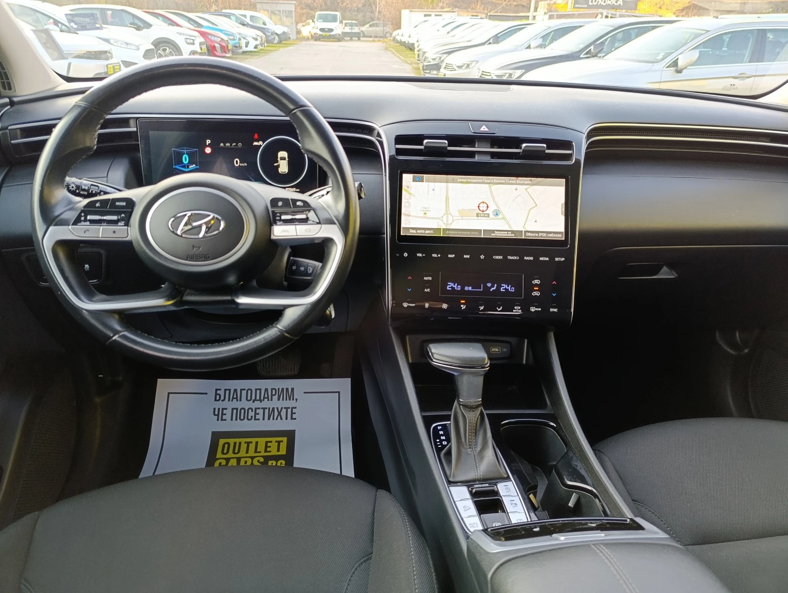 Hyundai Tucson MiHEV  16T 48V 150kc. Закупен от БГ, снимка 6 - Автомобили и джипове - 53771791