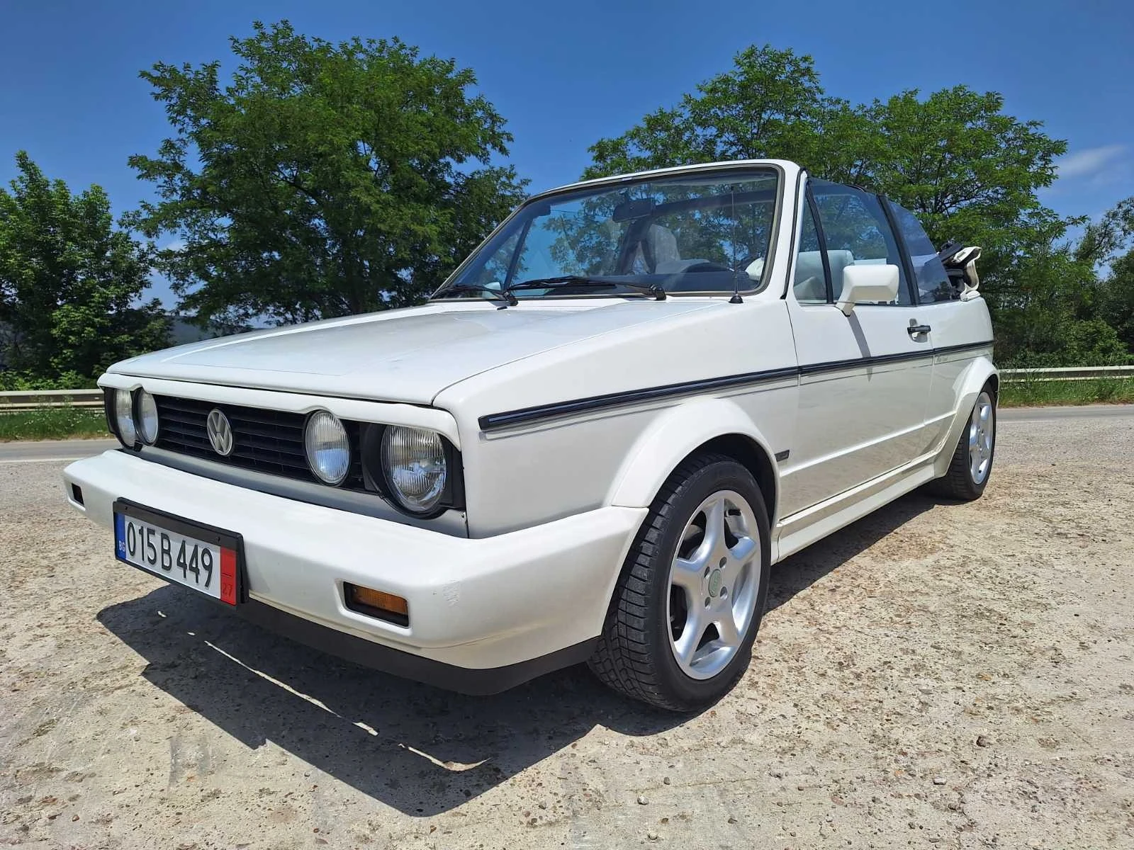 VW Golf I CABRIO "KARMANN" НОВ ВНОС ШВЕЙЦАРИЯ - [1] 