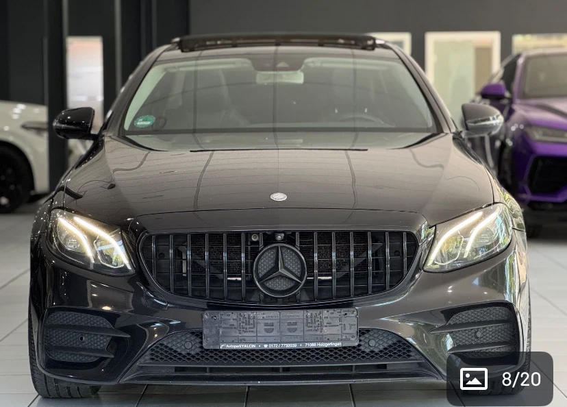 Mercedes-Benz E 220 РЕАЛНИ КМ, Night Packet, carplay, 360, Пан., memor - изображение 9