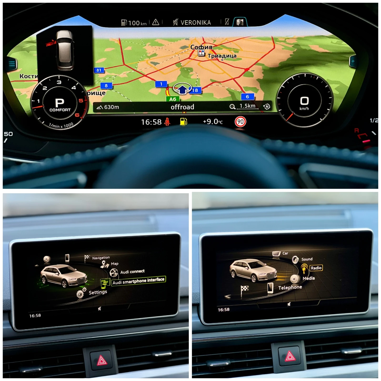 Audi A4 V6-3.0TDI-QUATTRO / S-LINE / DISTRONIC + / VIRTUAL | Mobile.bg � ����������� 14