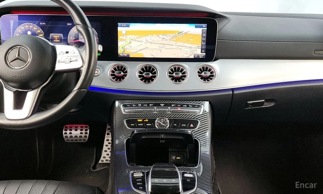 Mercedes-Benz CLS 400 4MATIC* AMG* LINE* BURMESTER* ОБДУХВАНЕ* ХЕДЪП* LA, снимка 9 - Автомобили и джипове - 54731425