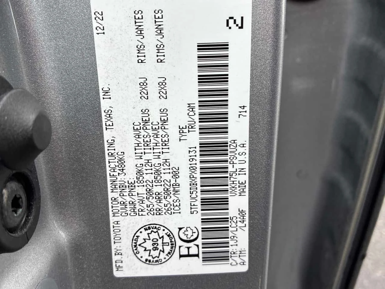 Toyota Tundra * Capstone Hybrid * 2 КЛЮЧА* PANO* ПОДГРЕВ* KEYLES - изображение 10