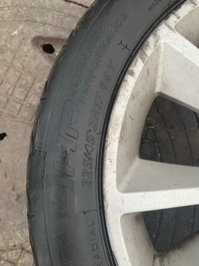 Гуми с джанти Riken 225/45R17, снимка 6 - Гуми и джанти - 49297665