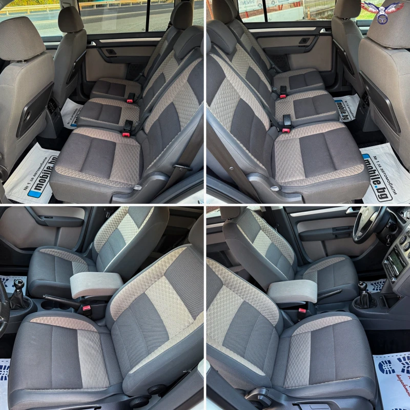 VW Touran * CROSS* БЕНЗИН* 140HP* 7 МЕСТА* EURO 5* , снимка 13 - Автомобили и джипове - 50694004