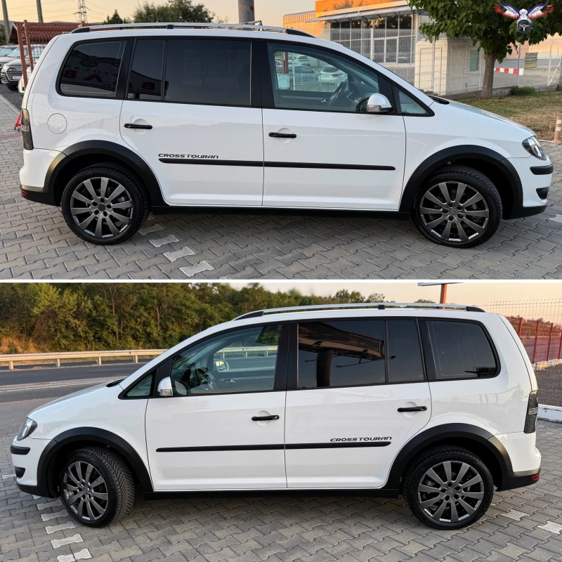 VW Touran * CROSS* БЕНЗИН* 140HP* 7 МЕСТА* EURO 5* , снимка 8 - Автомобили и джипове - 50694004