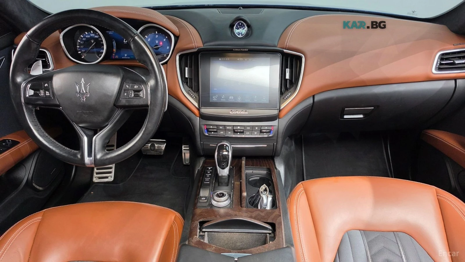 Maserati Ghibli 3.0 Diesel GranLusso* КОЖА* ОБДУХ* НАВИ* ПАНО, снимка 5 - Автомобили и джипове - 56008643