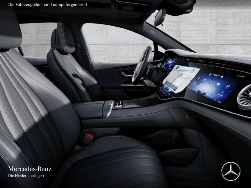 Mercedes-Benz EQE 500/408HP/AMG/4M/SUV/HYPERSCR/PANO/NIGHT/360/943v, снимка 14 - Автомобили и джипове - 53466815