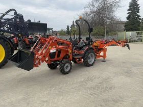 Трактор Tafe  6028 М + Товарач TL 25 + Багерно устройствоDELEKS, снимка 1