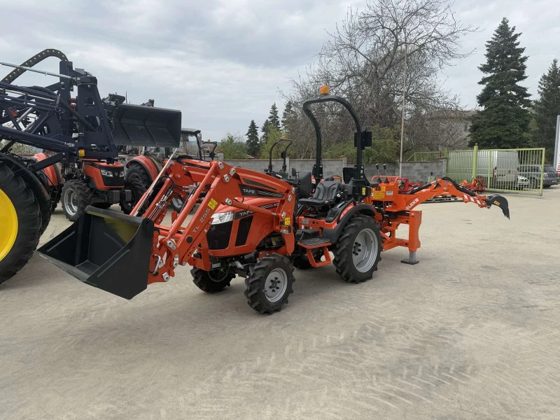 Трактор Tafe  6028 М + Товарач TL 25 + Багерно устройствоDELEKS, снимка 5 - Селскостопанска техника - 49931572