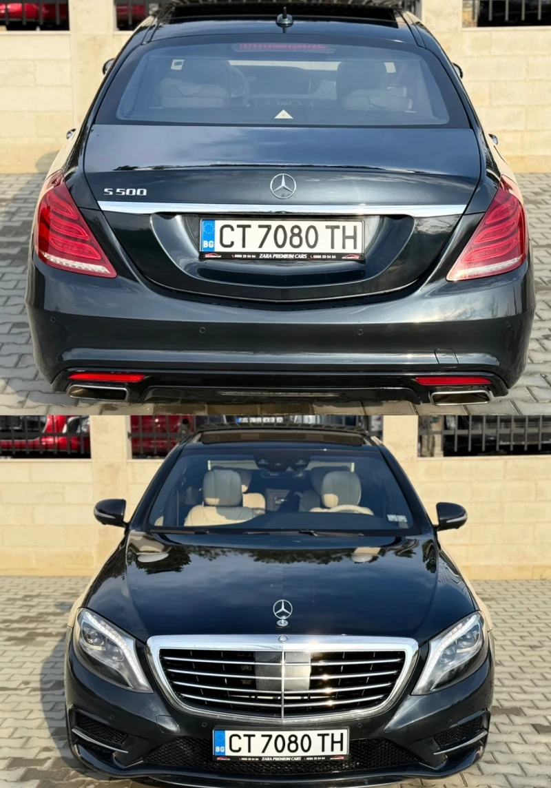 Mercedes-Benz S 500 Long* BURMESTER* Night Vision* 360* FULL MAX, снимка 5 - Автомобили и джипове - 52642809