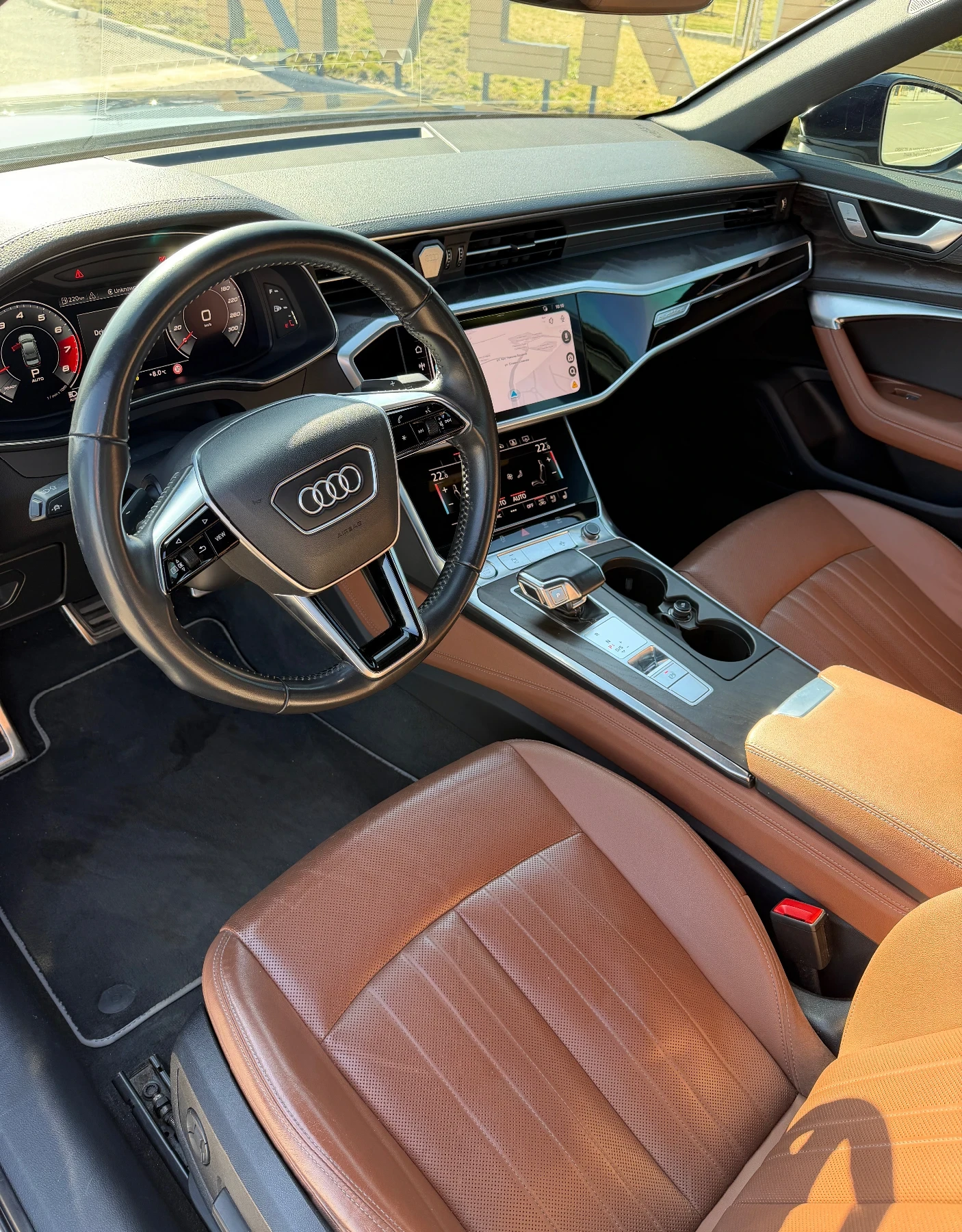 Audi A6 55 TFSI - B&O, Matrix, 360 камера, снимка 10 - Автомобили и джипове - 53997781