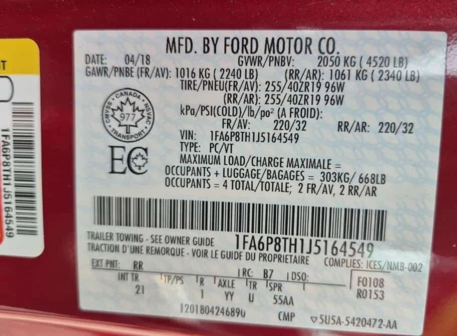 Ford Mustang * ECOBOOST * CARFAX * , снимка 13 - Автомобили и джипове - 55674451