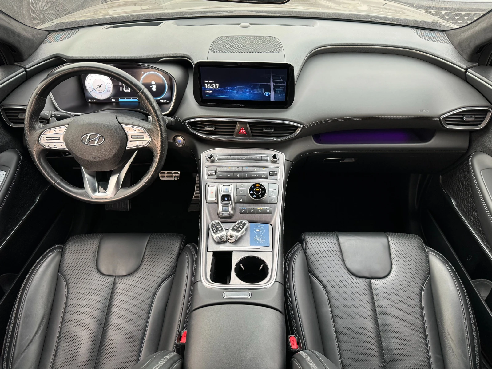 Hyundai Santa fe 2.2 CRDi 4WD/HTRAC ! Calligraphy !, снимка 9 - Автомобили и джипове - 53820300