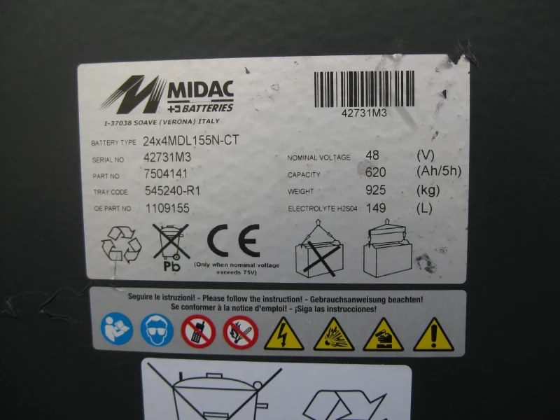 Електрокар Linde R14-01 /1120-01/, снимка 12 - Индустриална техника - 52323833