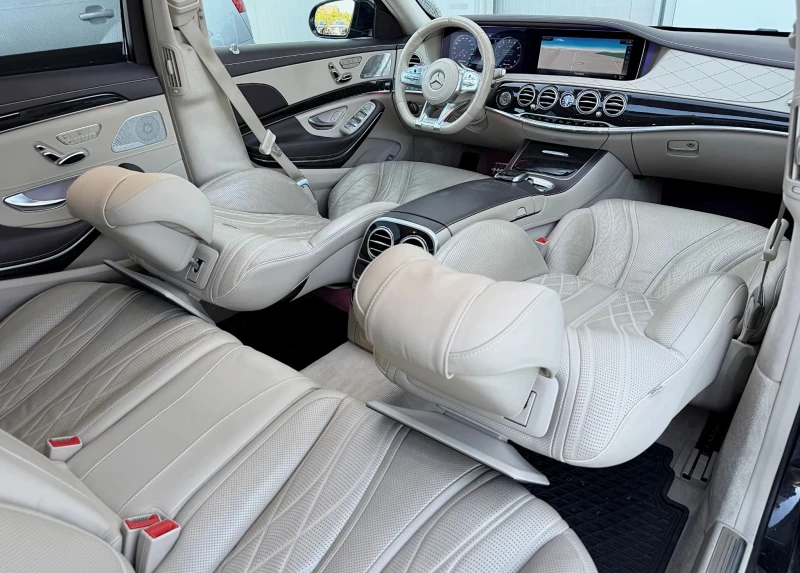 Mercedes-Benz S 63 AMG Long 4Matic+ , снимка 8 - Автомобили и джипове - 53071722