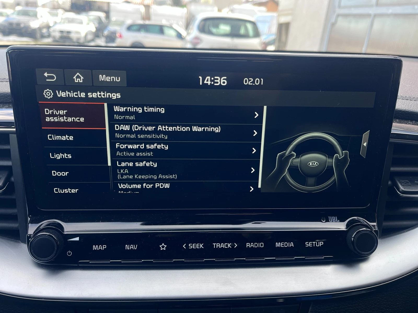 Kia Ceed 1.4i АВТОМАТИК + JBL + LED, снимка 14 - Автомобили и джипове - 54297347