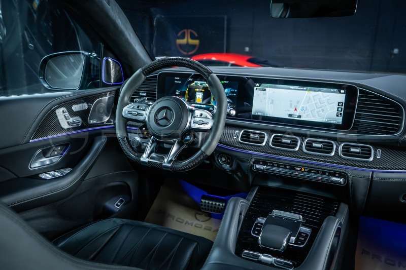 Mercedes-Benz GLE 63 S AMG 4M+ Exclusive* Carbon* Burm* Pano, снимка 12 - Автомобили и джипове - 46388461