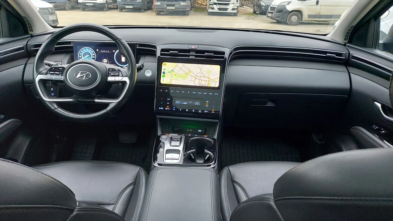 Hyundai Tucson -360 + ПАНОРАМА+ КОЖА+ ПОДГРЕВ + FULL + FULL  ! ! , снимка 11 - Автомобили и джипове - 54836990