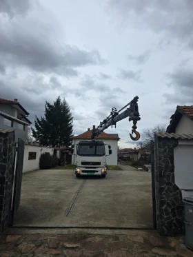 Volvo Fl 240 ТРИСТРАНЕН САМОСВАЛ С КРАН , снимка 9