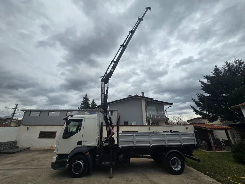 Volvo Fl 240 ТРИСТРАНЕН САМОСВАЛ С КРАН , снимка 12 - Камиони - 52991051