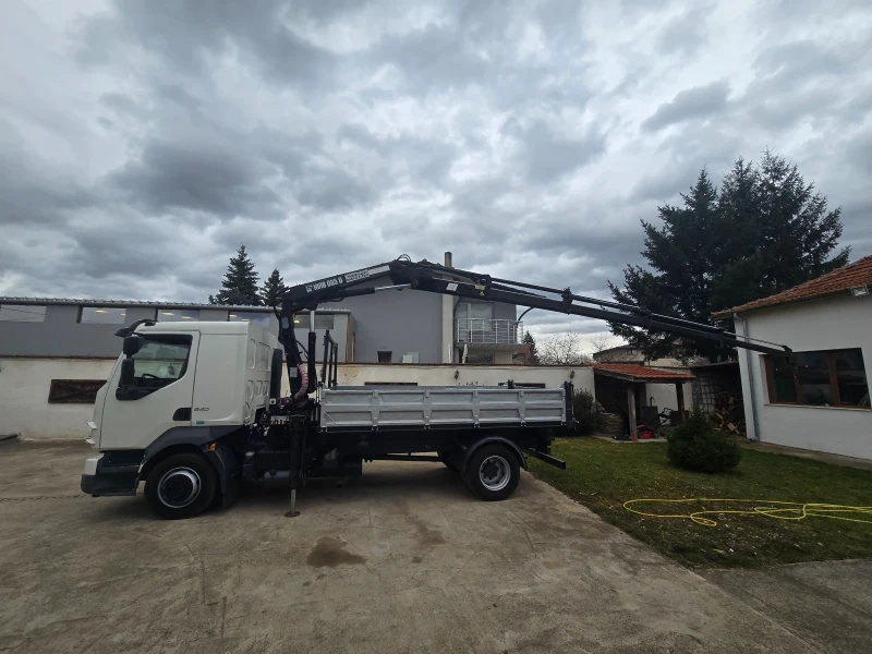 Volvo Fl 240 ТРИСТРАНЕН САМОСВАЛ С КРАН , снимка 10 - Камиони - 52991051