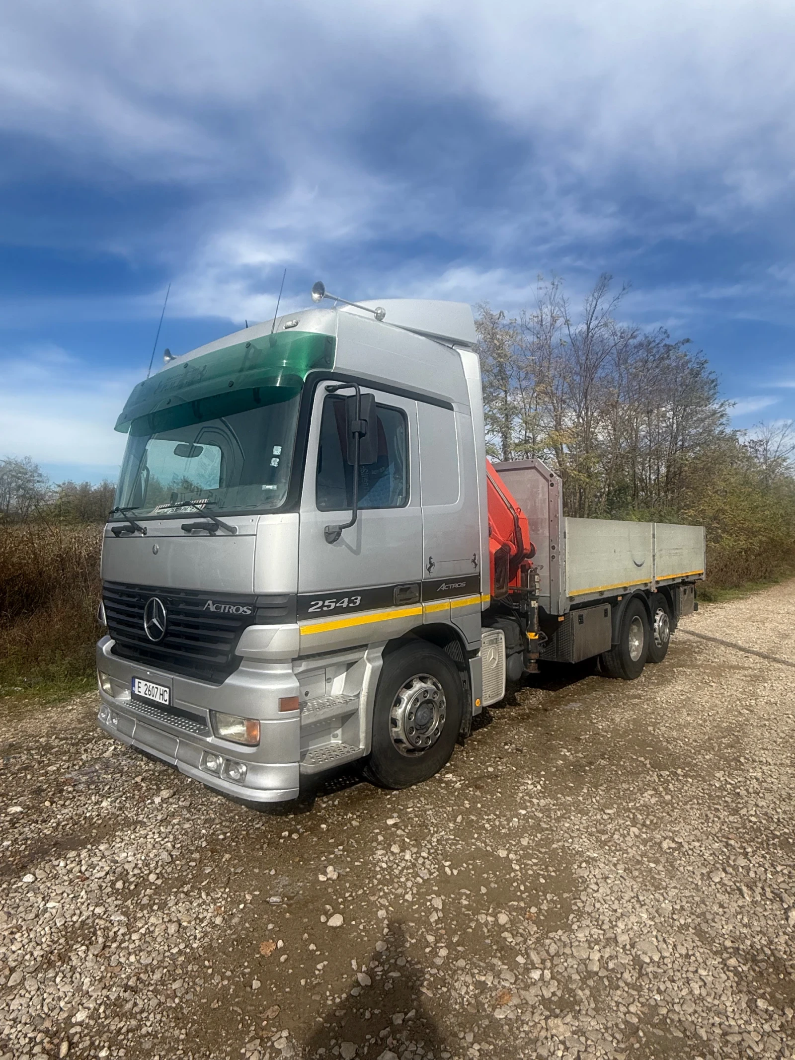 Mercedes-Benz Actros 2543 6х2 с Кран 17 m, снимка 1