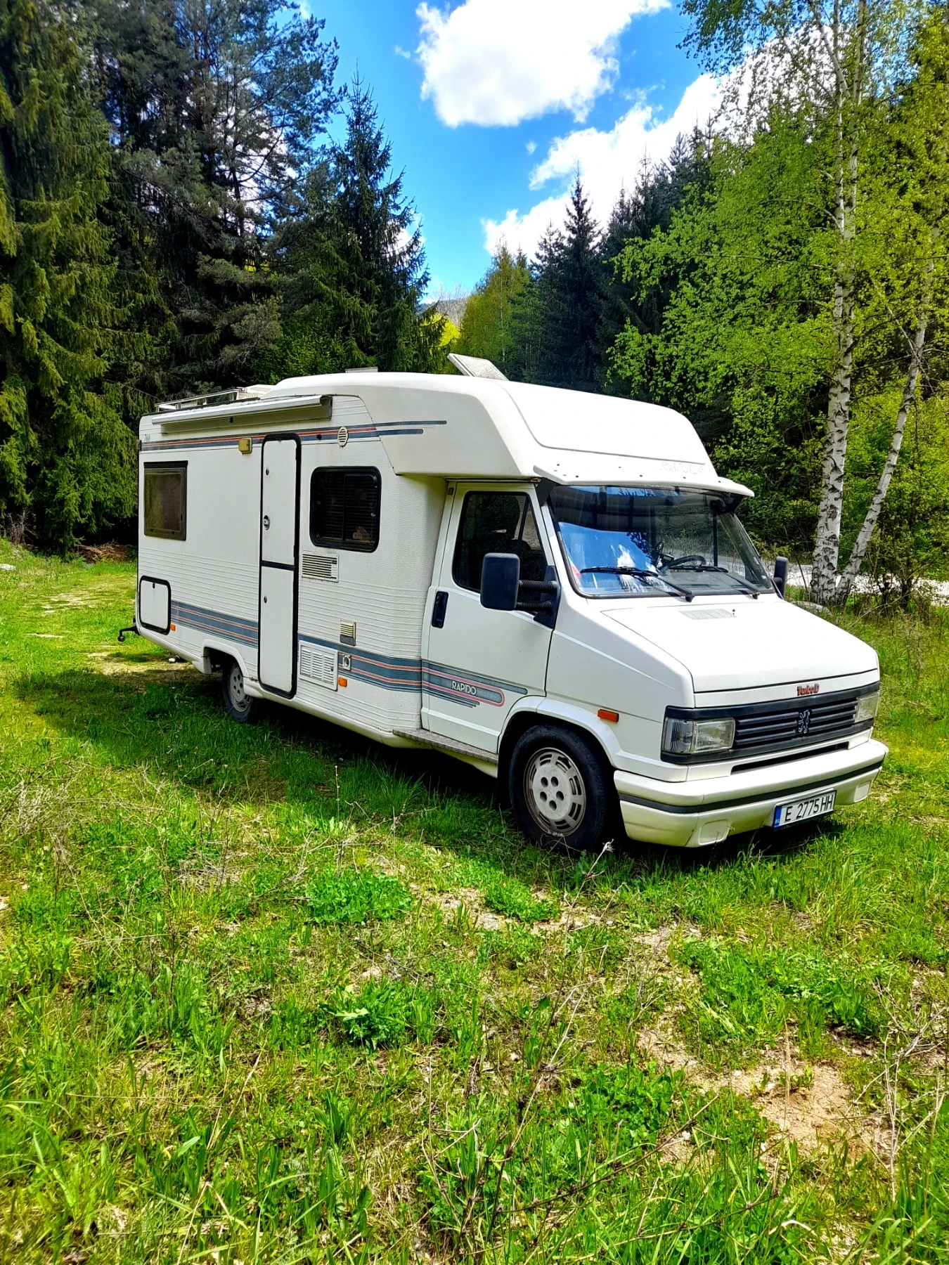 Кемпер Peugeot 2.5 TURBO D. КЛИМАТИК, СОЛАР, TV