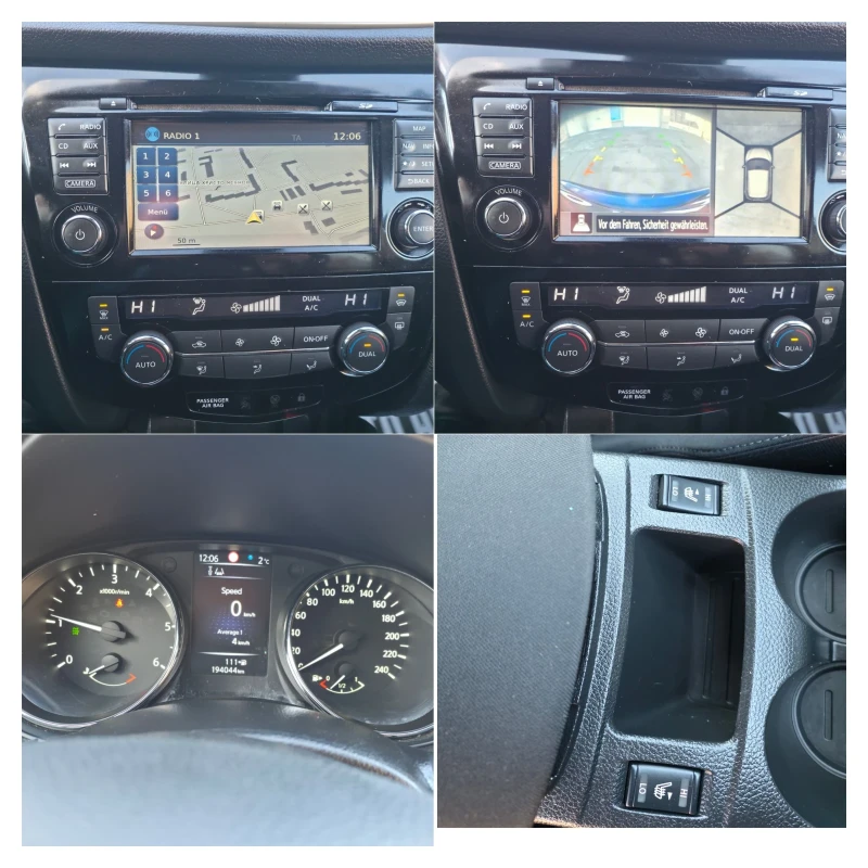 Nissan Qashqai 1.6DCI/131КС/4Х4/НАВИ/ КАМЕРА360/ПОДГРЕВ/KEYLESS/, снимка 16 - Автомобили и джипове - 52927571