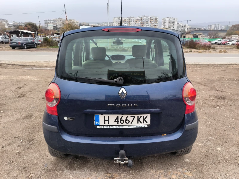 Renault Modus 1.4i 98к.с., снимка 6 - Автомобили и джипове - 47958344