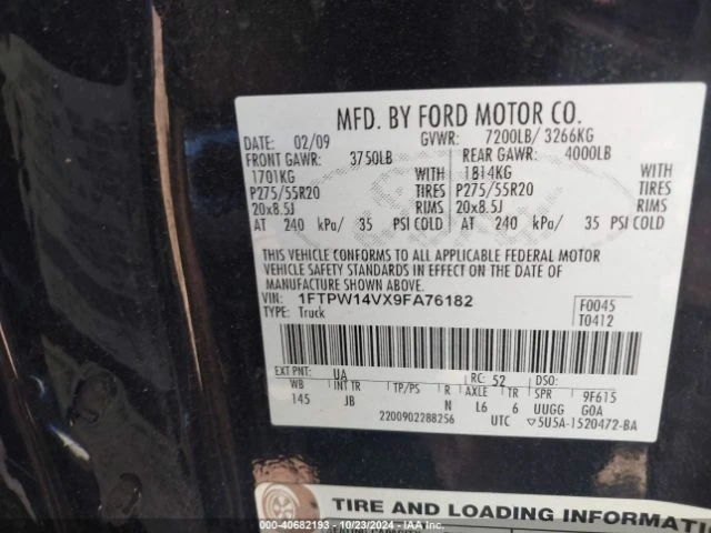 Ford F150 PLATINUM/XL/XLT , КРАЙНА ЦЕНА, снимка 9 - Автомобили и джипове - 48720907