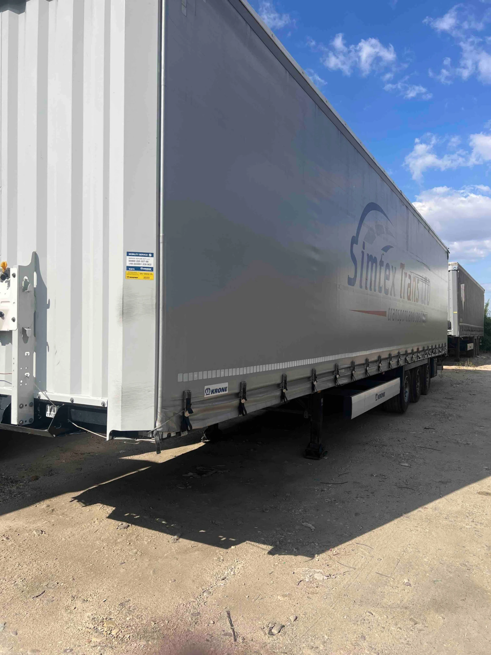 Полуремарке Krone SD Mega