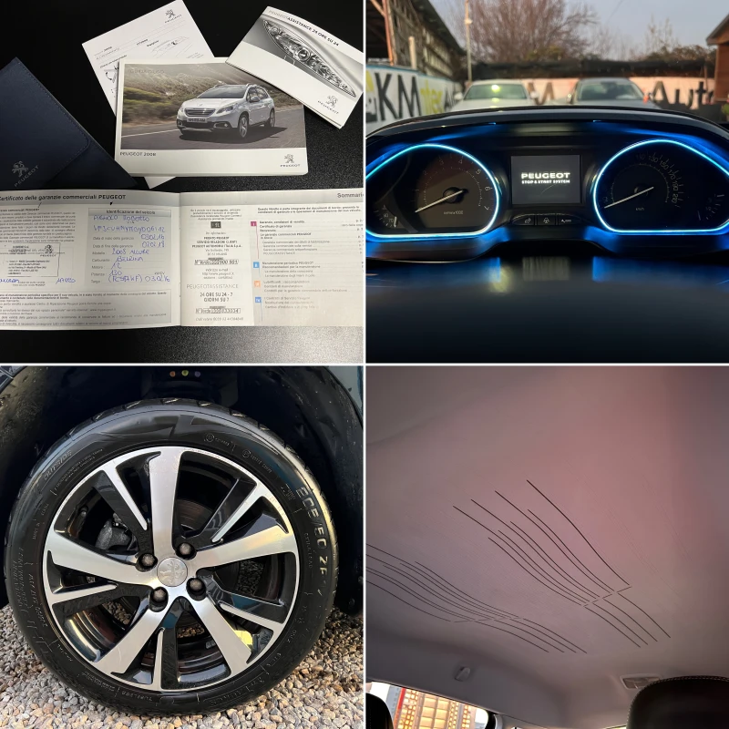 Peugeot 2008 1.2 PureTech 130к.с./ALLURE/NAVI/РЕАЛЕН ПРОБЕГ    , снимка 17 - Автомобили и джипове - 52711910
