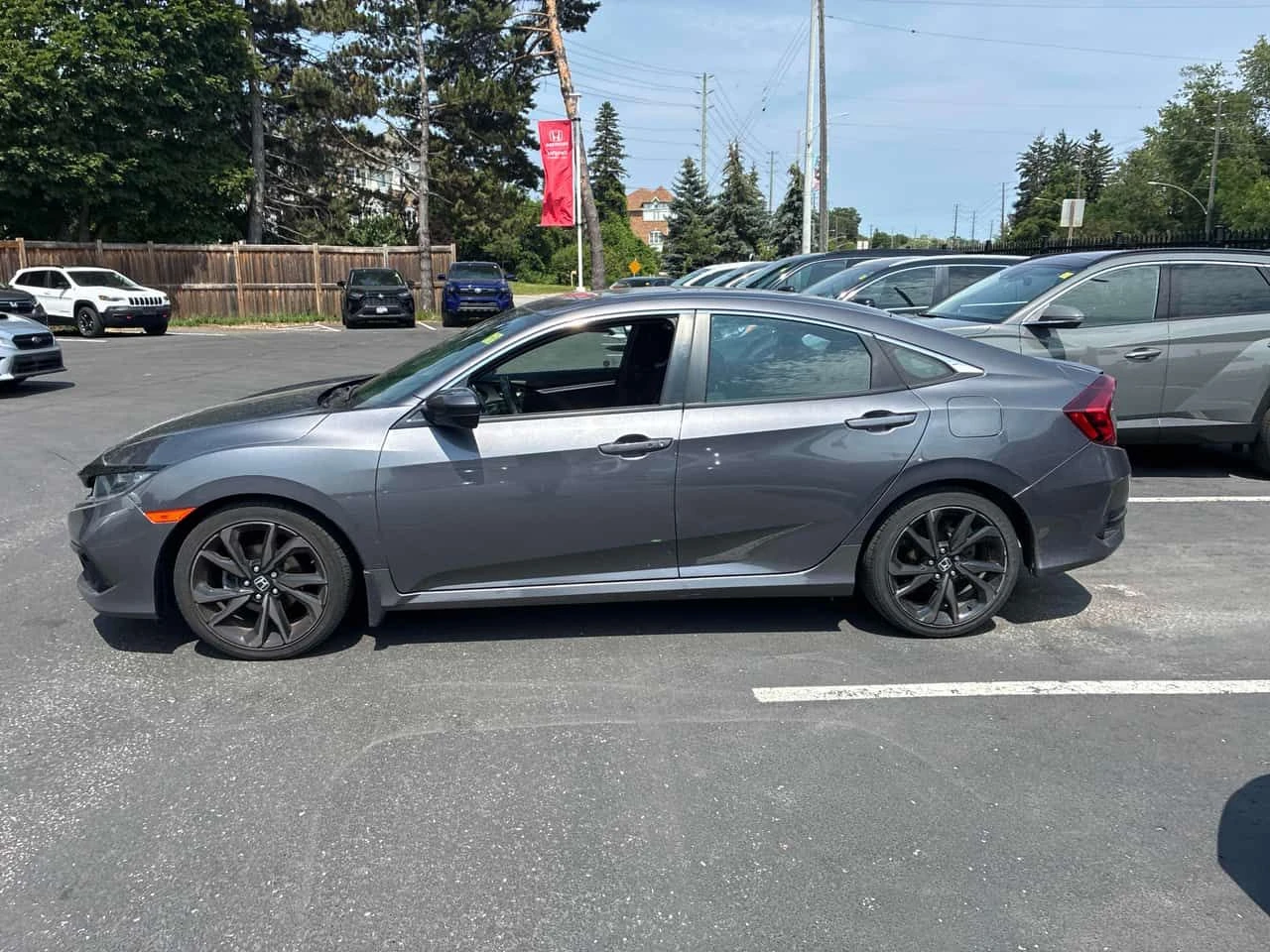 Honda Civic * Sport * CARFAX * ДИСТРОНИК * ПОДГРЕВ * , снимка 2 - Автомобили и джипове - 55350337