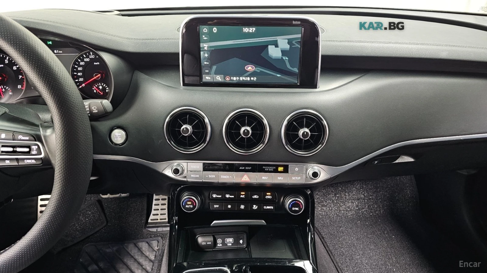 Kia Stinger 2.0 GT TURBO* PLATINUM* ОБДУХ* AWD* 360* ХЕДЪП*  , снимка 16 - Автомобили и джипове - 55903363
