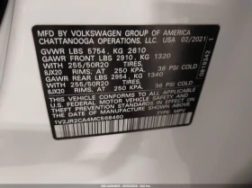 VW Atlas 3.6l Volkswagen 3.6L V6 Se W/Technology, снимка 9