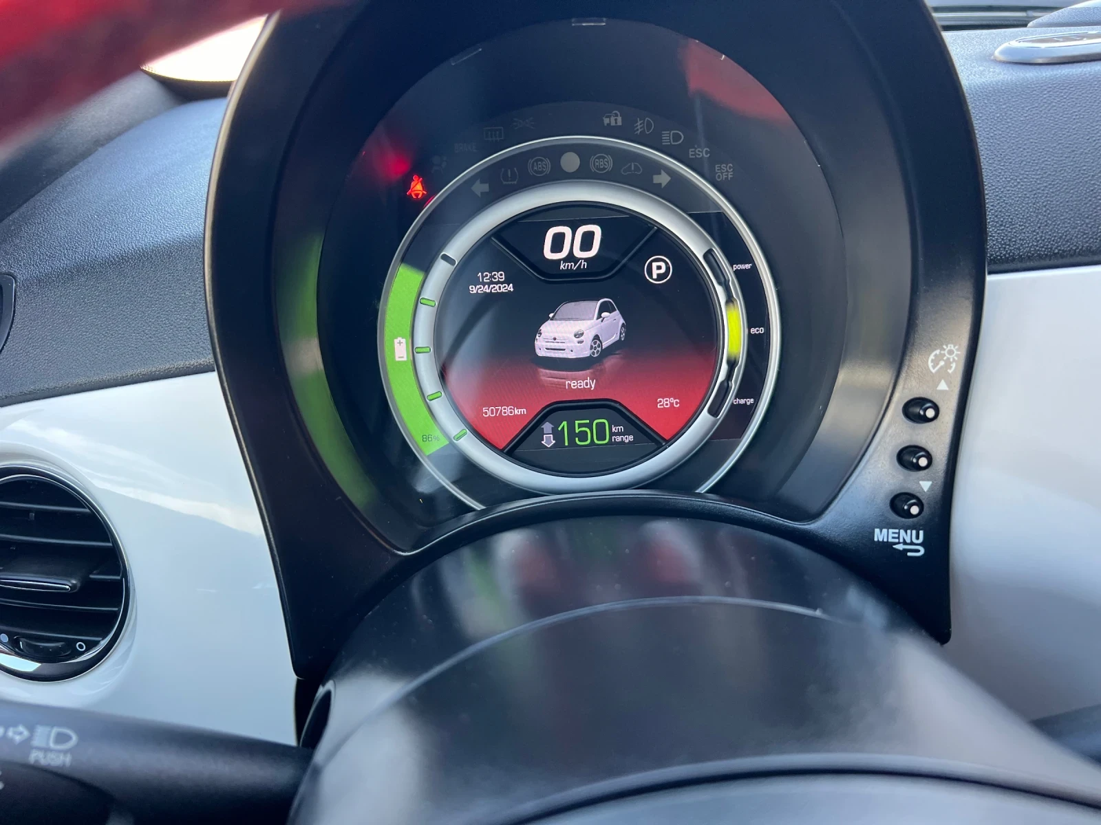 Fiat 500 АВТОМАТИК* 24KW* ЕЛЕКТРИЧЕСКИ - изображение 6