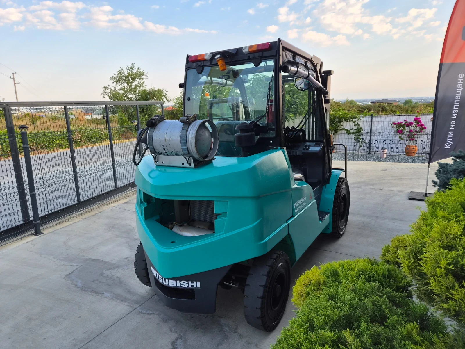 Мотокар Mitsubishi ГАЗОКАР / 4.5 ТОНА / ИЗРАВНИТЕЛ / АВТОМАТ , снимка 5 - Индустриална техника - 55767439