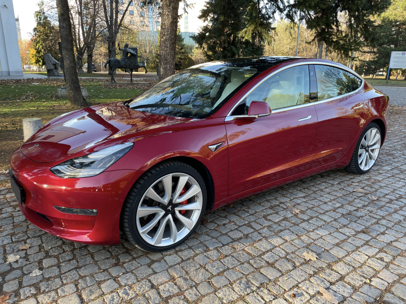 Tesla Model 3 Performance, FSD, Premium, снимка 1 - Автомобили и джипове - 45580614