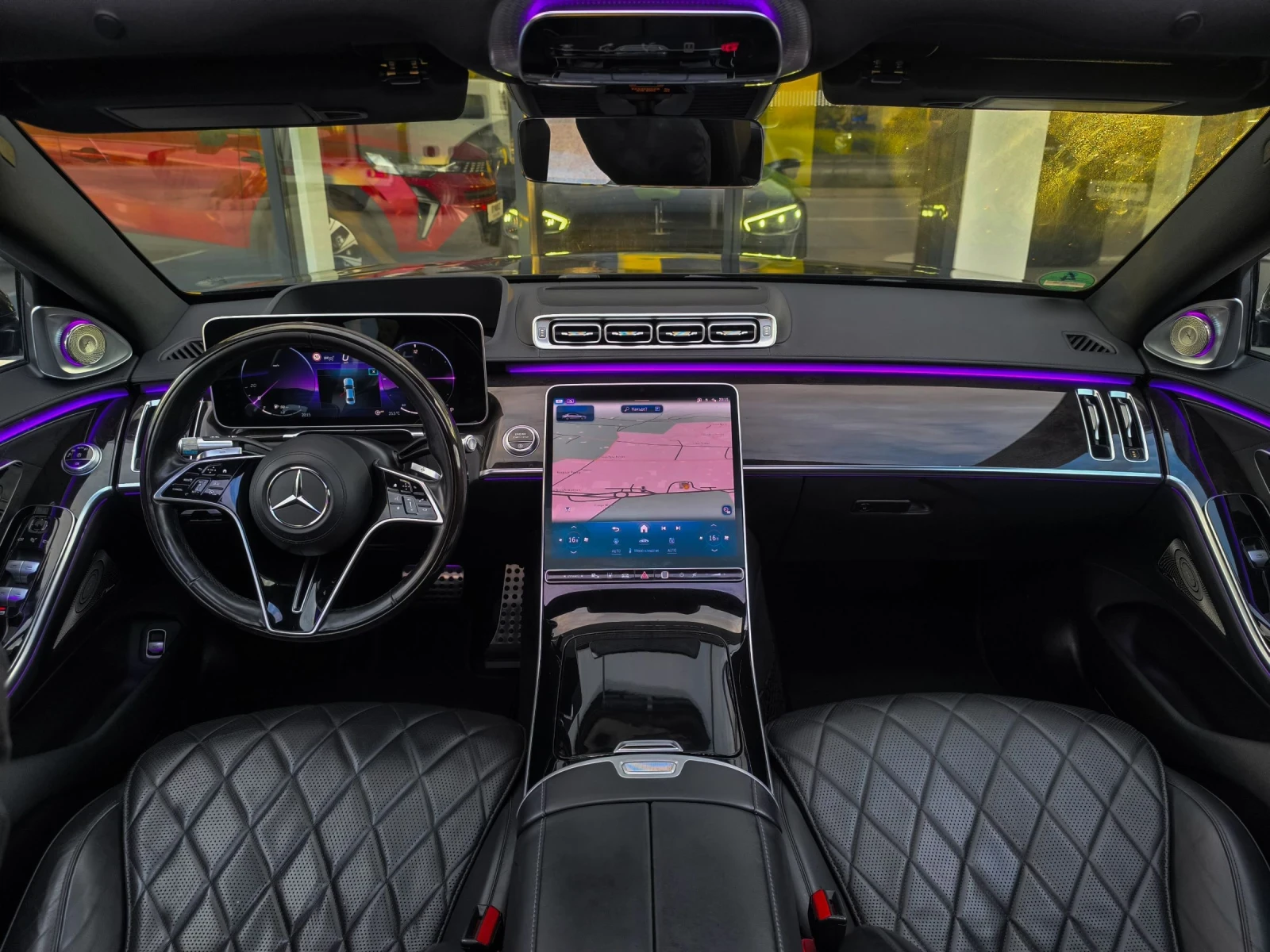 Mercedes-Benz S 400 D* LONG* BRABUS* PANO* 4M* 9G* FULLMAX, снимка 8 - Автомобили и джипове - 54933732