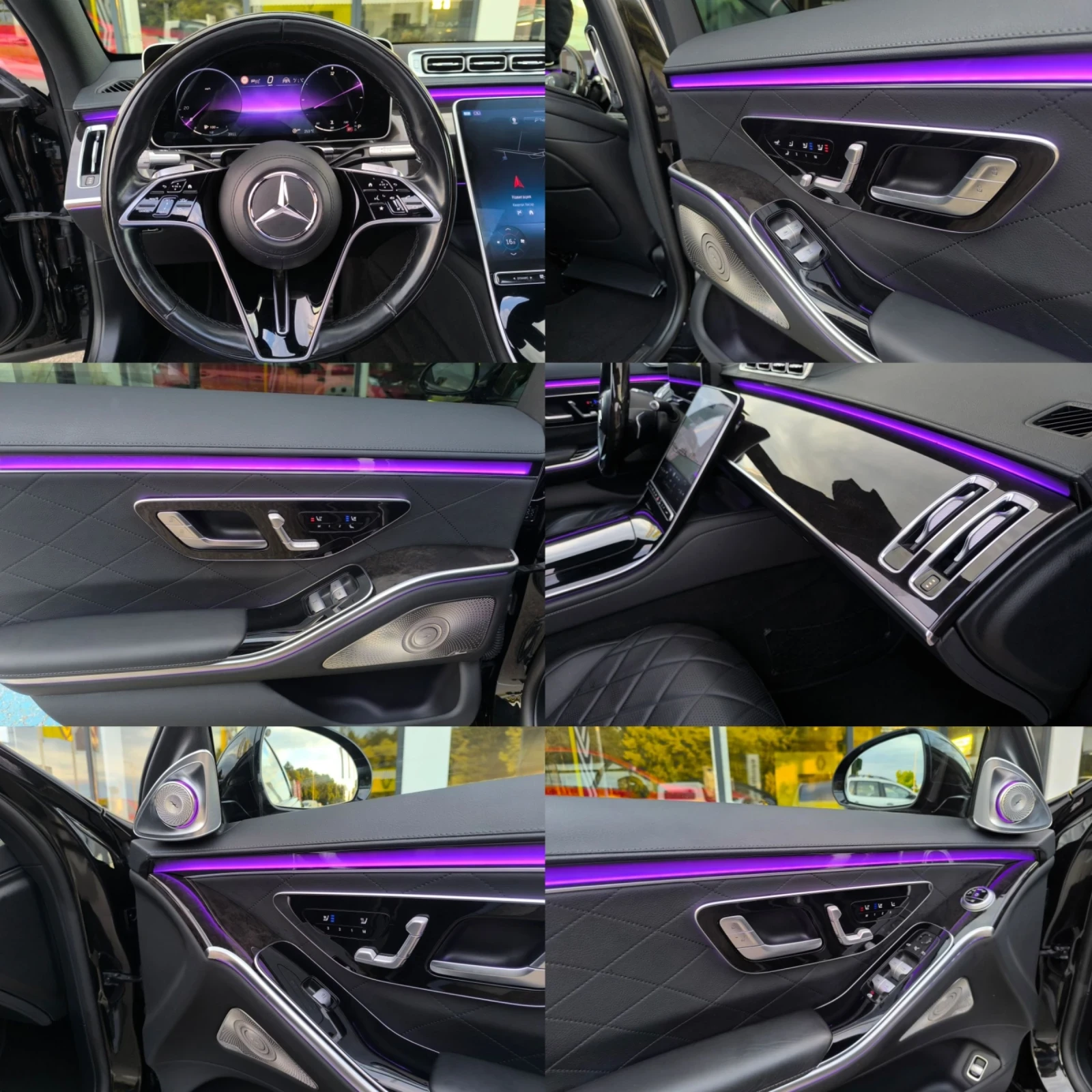 Mercedes-Benz S 400 D* LONG* BRABUS* PANO* 4M* 9G* FULLMAX, снимка 12 - Автомобили и джипове - 54933732