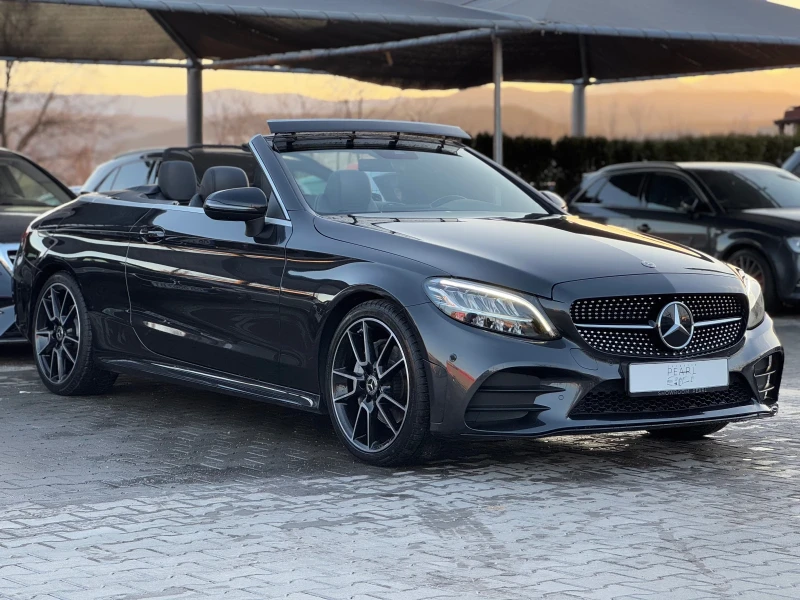 Mercedes-Benz C 220 Cabriolet AMG AirScarf Burmester Widescreen Carbon, снимка 3 - Автомобили и джипове - 48856148