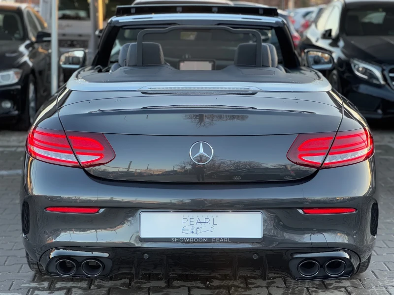 Mercedes-Benz C 220 Cabriolet AMG AirScarf Burmester Widescreen Carbon, снимка 4 - Автомобили и джипове - 48856148