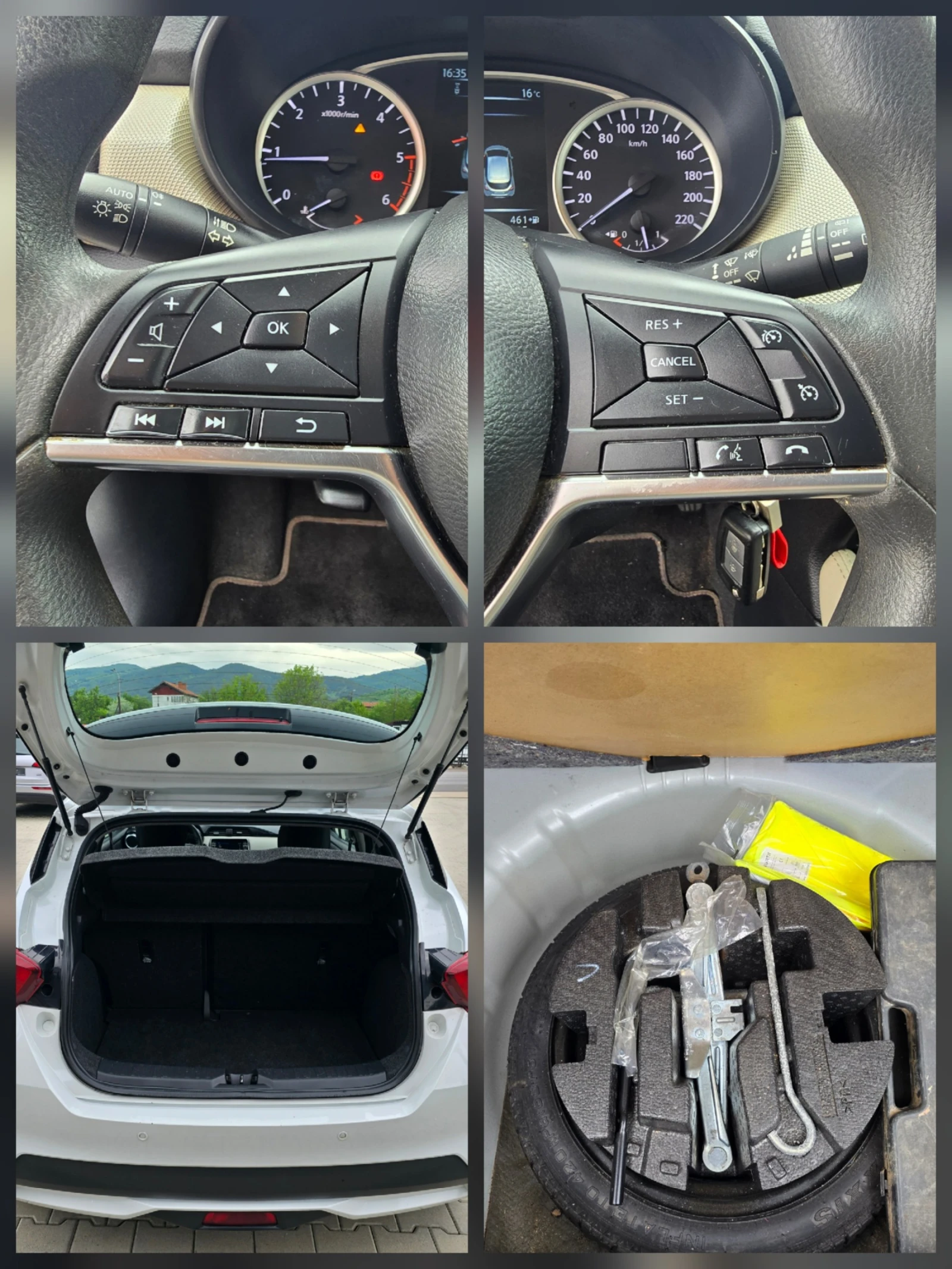 Nissan Micra 1.5DCI, Камера, Нави, Дистроник, Лайн-Асист!, снимка 17 - Автомобили и джипове - 54509133