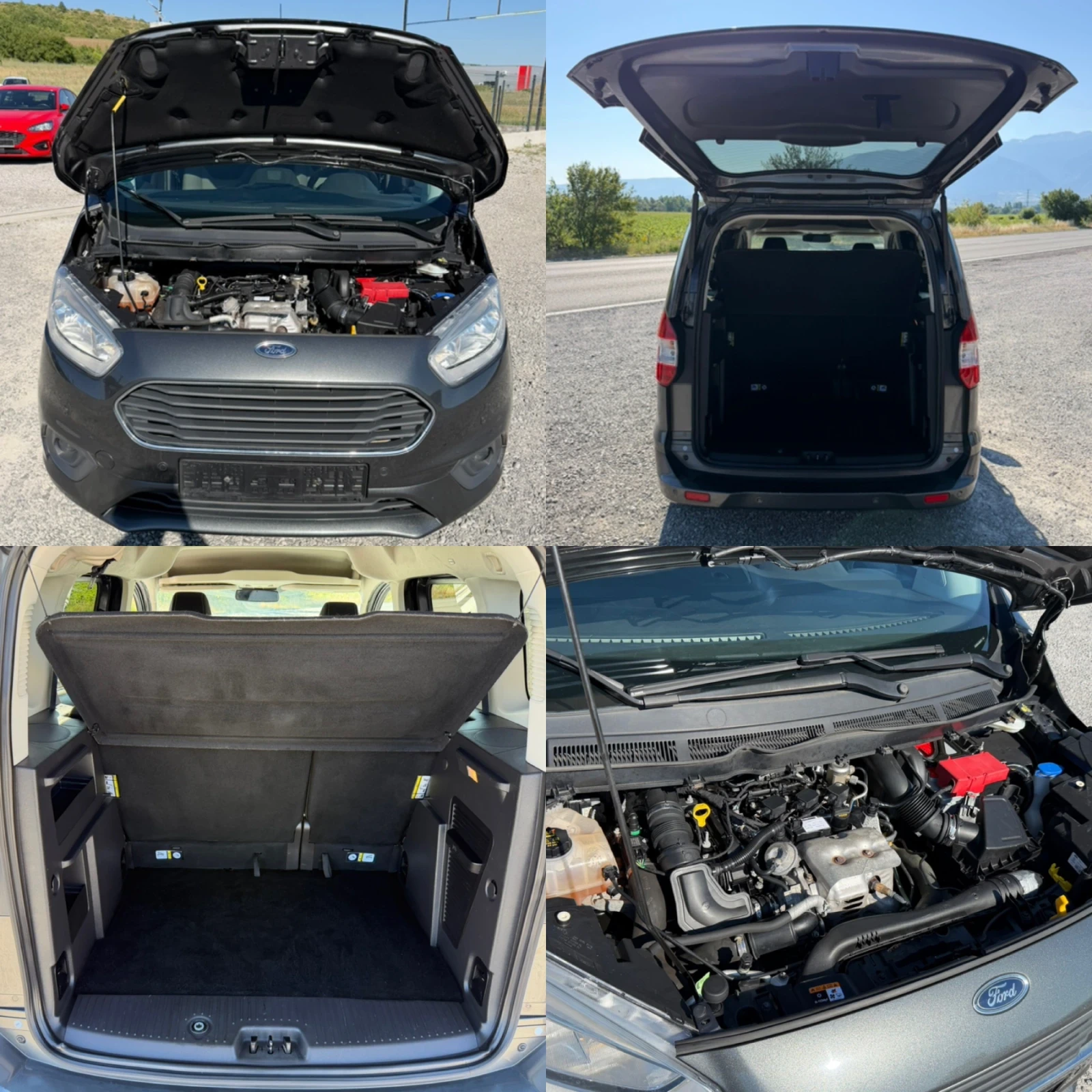 Ford Courier TOURNEO FACELIFT 1.0i TITANIUM EURO 6.2 TUV, снимка 17 - Автомобили и джипове - 55541222