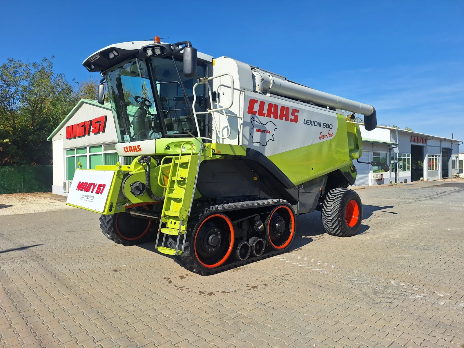 Комбайн Claas LEXION 580 TT+ хедер V9.00