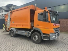 Други специализирани машини Mercedes Benz  Atego 1624 Сметовоз с надстройка Schmidt SKF 12  - изображение 1