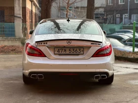 Mercedes-Benz CLS 63 AMG КОЖА* ПОДГРЕВ* ОБДУХВ* BURMASTER* ПАНОРАМА, снимка 4