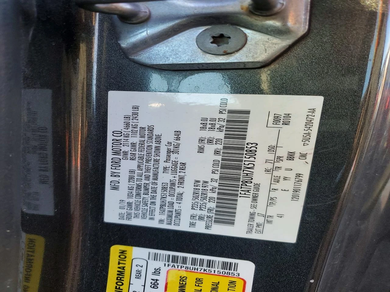 Ford Mustang 2.3l Ecoboost Premium * Крайна цена до БГ* , снимка 12 - Автомобили и джипове - 53907603